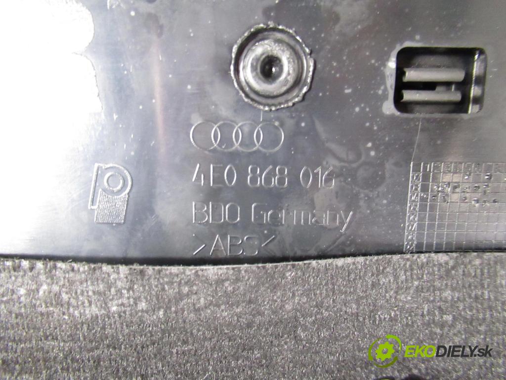 AUDI A8 D3 (4E2, 4E8) SEDAN 2004 171,00 3.0 TDI quattro - ASB 2967,00 čalúnenie Dvere PP 4E0868016