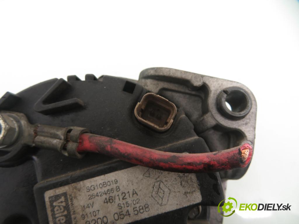 RENAULT SCENIC I (JA0/1_) MINIVAN 2000 75,00 1.9 dCi 102 - F9Q 732 1870,00 Alternátor 8200054588 ; 2542466B ; SG10B019 (Alternátor)