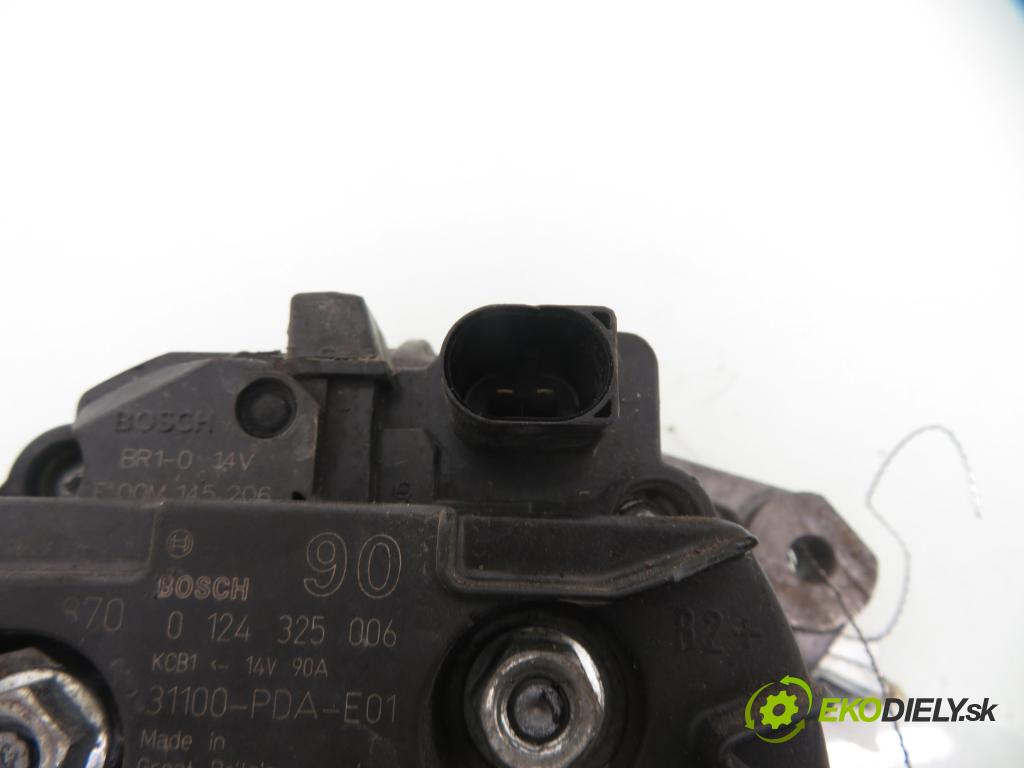 HONDA ACCORD VI (CK, CG, CH, CF8) SEDAN 1998 100,00 1.8 i (CG8) - F18B2 1850,00 Alternátor 0124325006 ; 31100PDAE01 (Alternátor)