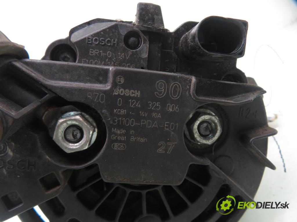 HONDA ACCORD VI (CK, CG, CH, CF8) SEDAN 1998 100,00 1.8 i (CG8) - F18B2 1850,00 Alternátor 0124325006 ; 31100PDAE01 (Alternátor)