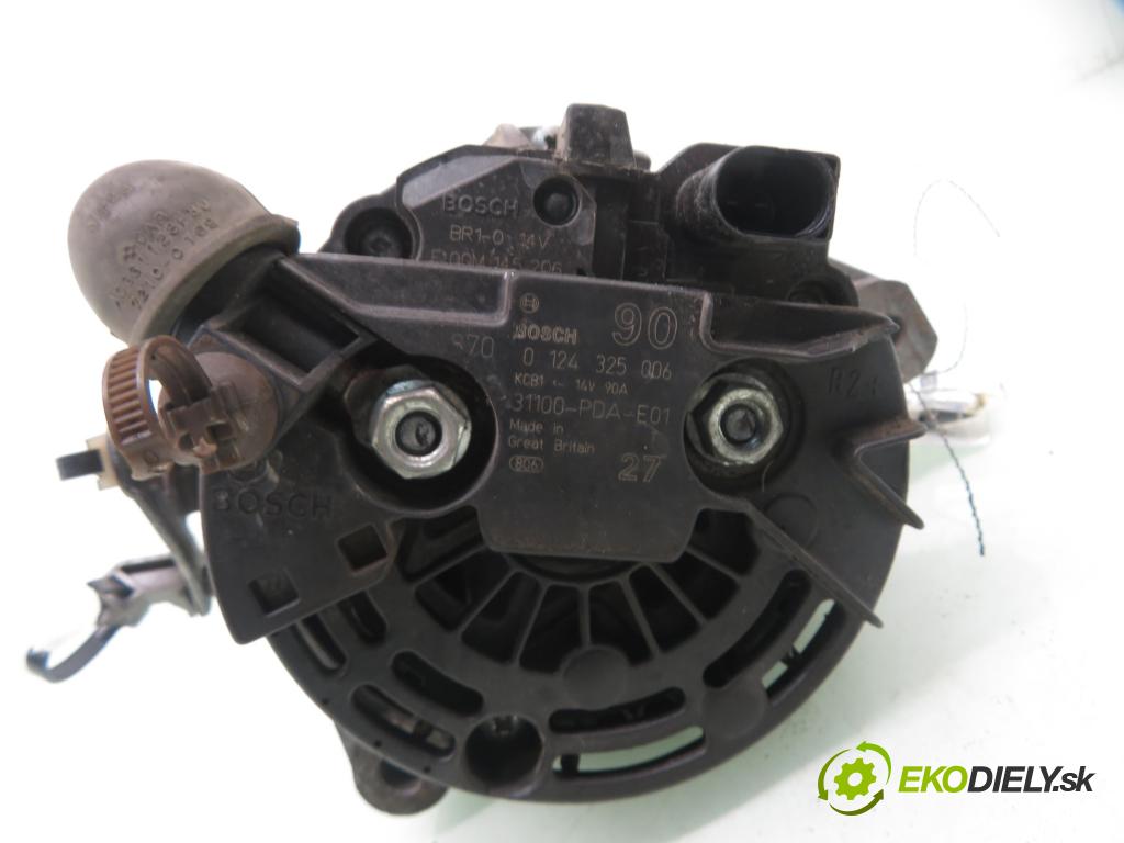 HONDA ACCORD VI (CK, CG, CH, CF8) SEDAN 1998 100,00 1.8 i (CG8) - F18B2 1850,00 Alternátor 0124325006 ; 31100PDAE01 (Alternátor)