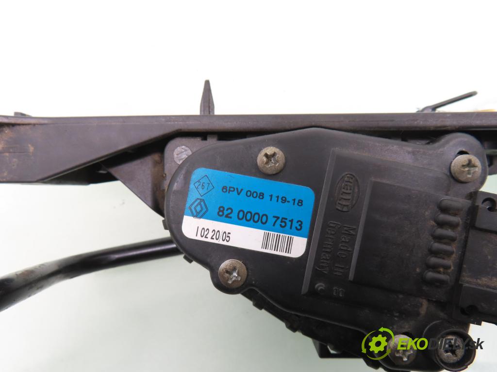 RENAULT ESPACE IV (JK0/1_) MINIVAN 2005 100,00 2.0 (JK09) - F4R 792 1998,00 Potenciometer plynu 8200007513 (Potenciometer plynového pedálu)