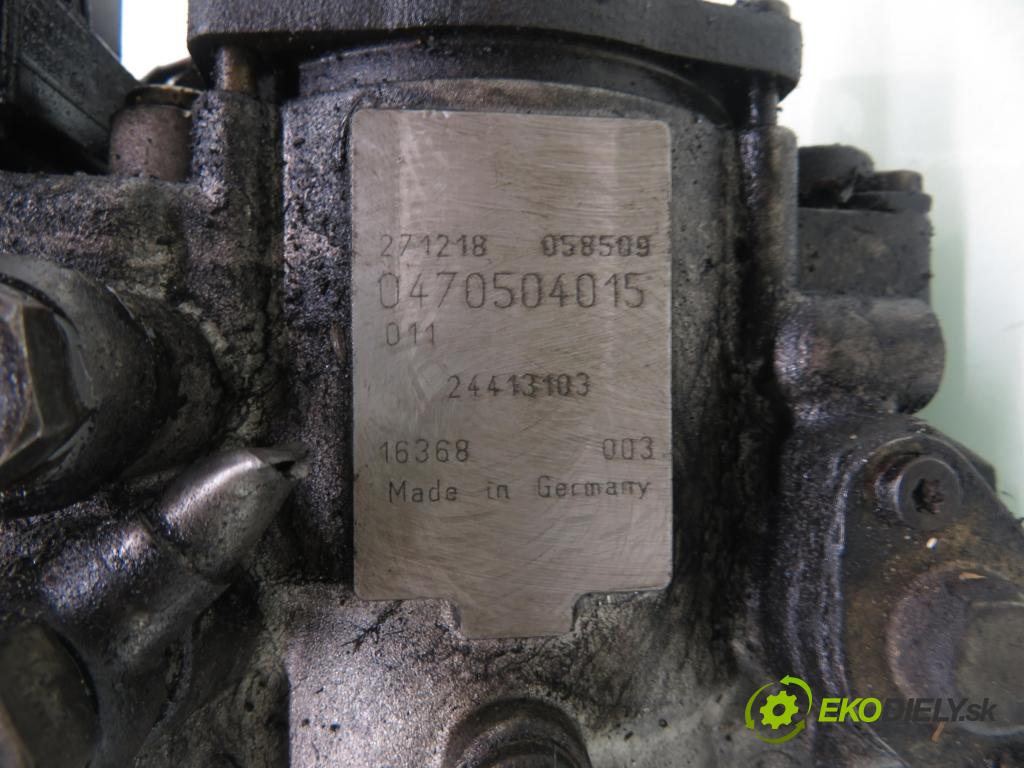 OPEL ZAFIRA A Nadwozie Wielkopojemne (MPV) (T98)  MINIVAN 2002 74,00 2.0 DTI 16V 101 - Y 20 DTH 1995,00 Pumpa vstrekovacia 0470504015 ; 24413103 (Vstrekovacie čerpadlo)