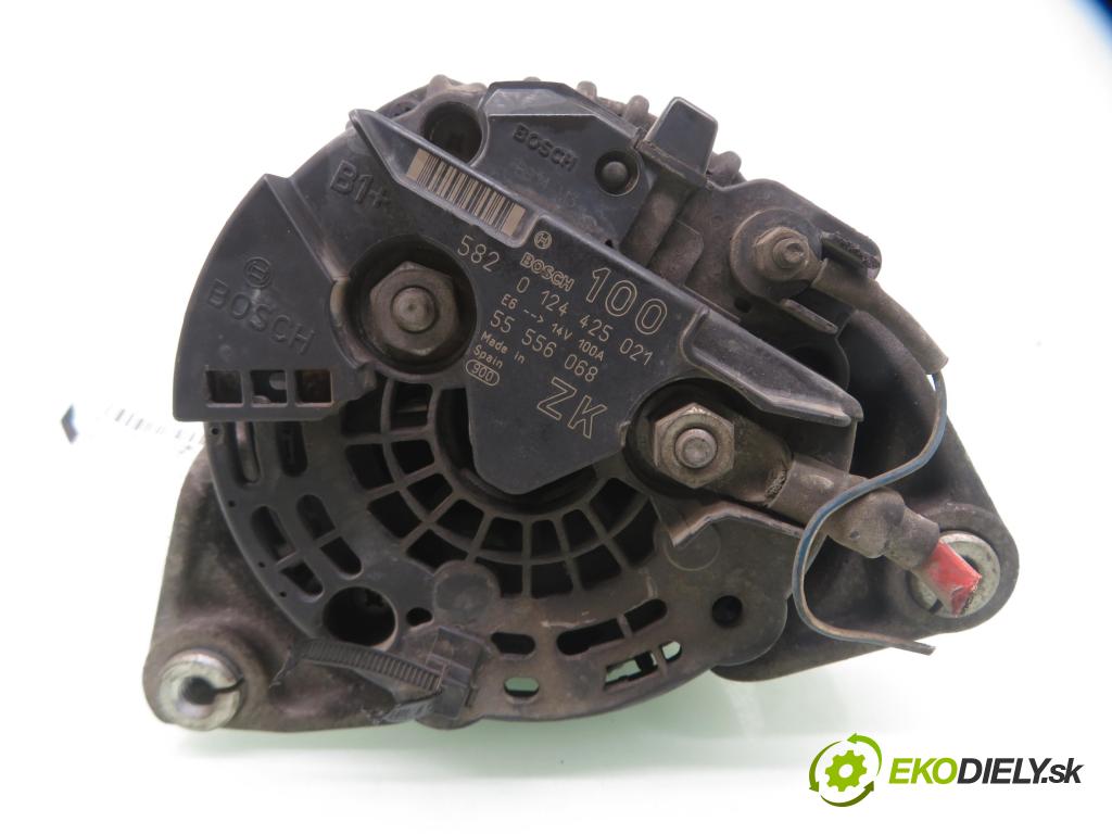 OPEL CORSA C (X01) HB 2002 59,00 1.2 16V Twinport 80 - Z 12 XEP 1229,00 Alternátor 0124425021 ; 55556068 (Alternátor)