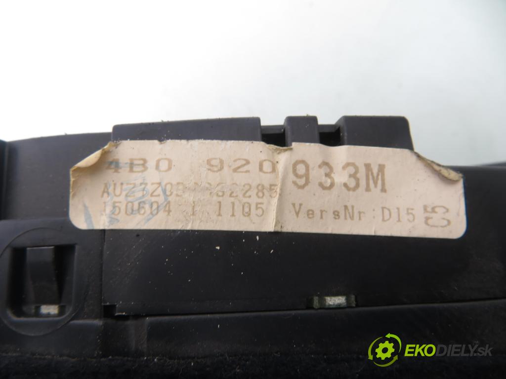 AUDI A6 Avant (4B5, C5) KOMBI 2004 120,00 2.5 TDI V6 163 - BDG 2496,00 Prístrojovka elektrický 4B0920933M ; 110080128004