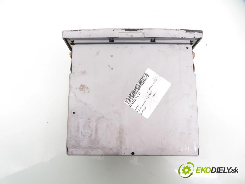 OPEL CORSA C (X01) HB 2002 59,00 1.2 16V Twinport 80 - Z 12 XEP 1229,00 RADIO CD 7643104317 ; 13167830FH