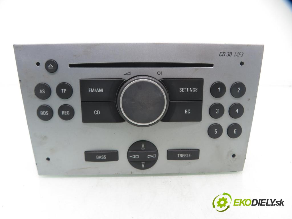 OPEL CORSA C (X01) HB 2002 59,00 1.2 16V Twinport 80 - Z 12 XEP 1229,00 RADIO CD 7643104317 ; 13167830FH