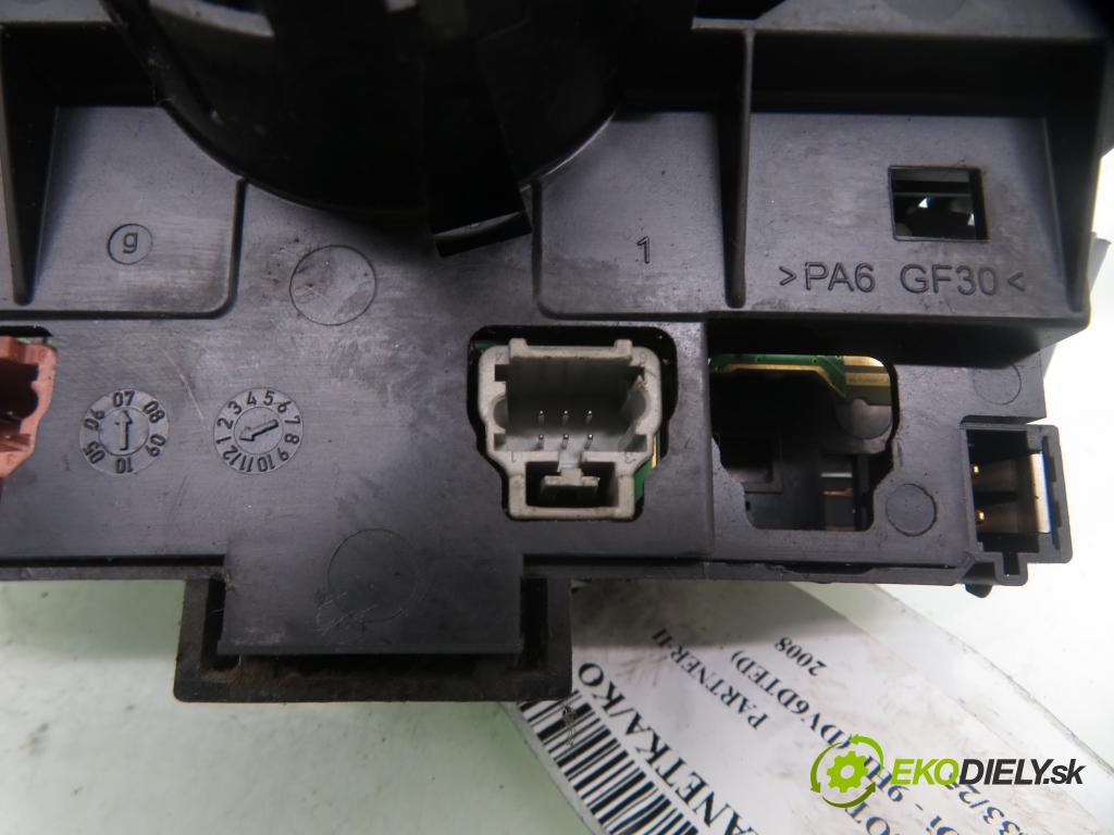 PEUGEOT PARTNER Skrzynia FURGON 2008 66,00 1.6 HDi 8V 90 1560,00 páčka/prepínač 96626602XT ; 12275920