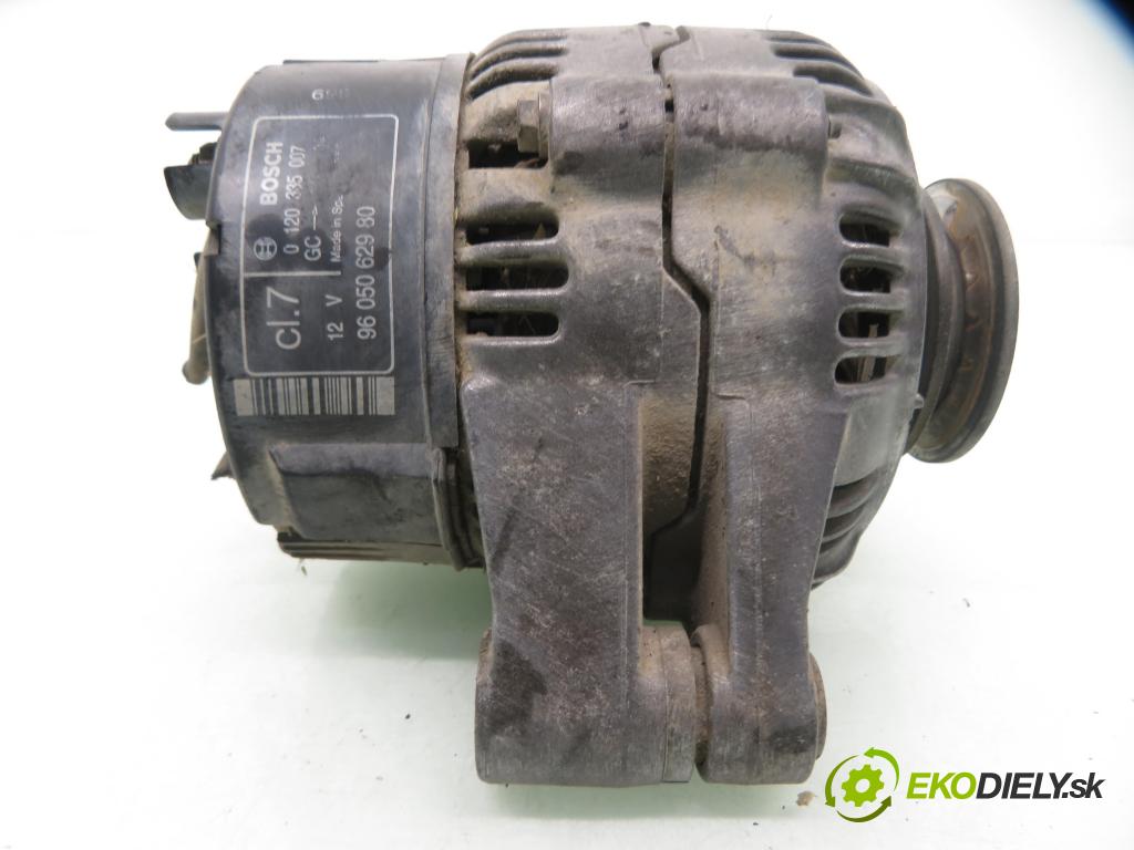 PEUGEOT 306 liftback (7A, 7C, N3, N5) HB 1997 55,00 1.4 - KDX (TU3MC) 1361,00 Alternátor 012335007 ; 9605062980 (Alternátor)