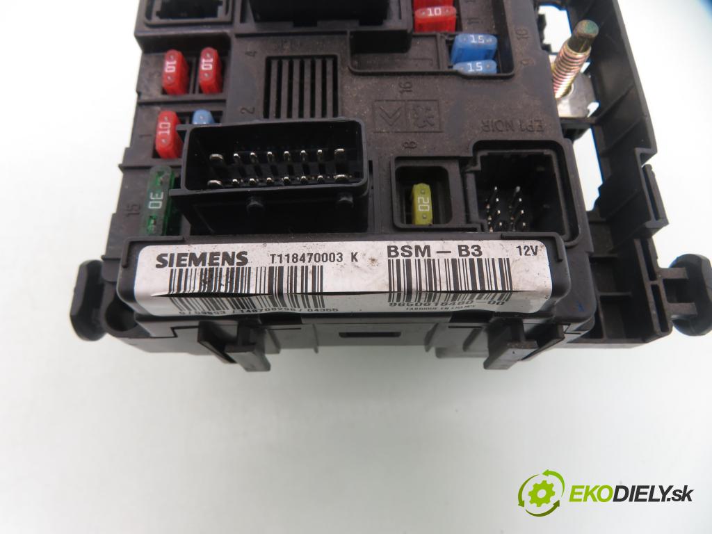 CITROEN C2 (JM_) HB 2006 50,00 1.4 HDi 68 8V - 8HZ 1398,00 MODUL BSM 965061848000 ; T118470003K