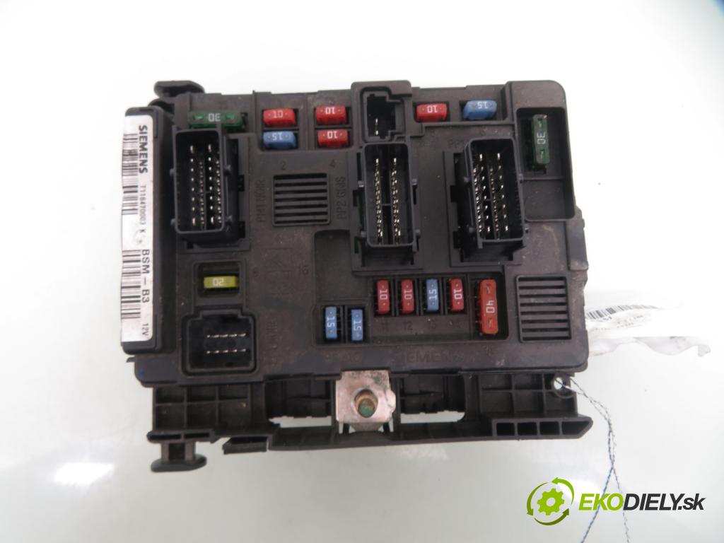 CITROEN C2 (JM_) HB 2006 50,00 1.4 HDi 68 8V - 8HZ 1398,00 MODUL BSM 965061848000 ; T118470003K