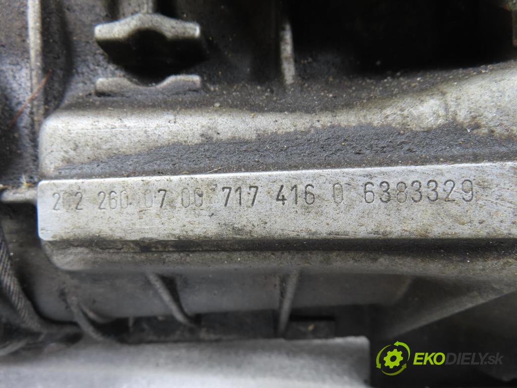 MERCEDES-BENZ KLASA C (W202) SEDAN 1993 55,00 C 200 D (202.120) - OM 601.913 1997,00 Prevodovka MANUALNA R2022610004 ; 2022600700