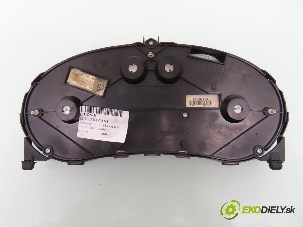 PEUGEOT PARTNER Skrzynia FURGON 2008 66,00 1.6 HDi 8V 90 1560,00 Prístrojovka elektrický 555001310102
