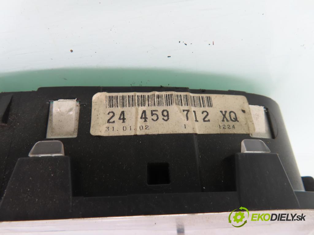 OPEL ASTRA G Кabriolet (F67) CABRIO 2002 74,00 1.6 16V - Z 16 XE 1598,00 Prístrojovka elektrický 24459712XQ ; 110080159