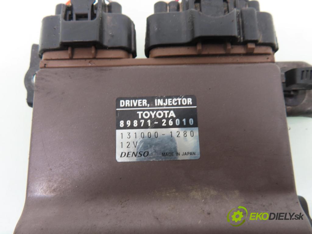TOYOTA RAV 4 II (_A2_) SUV 2004 85,00 2.0 D-4D 4WD 116 - 1CD-FTV 1995,00 Riadiaca jednotka vstreku 8987126010 ; 1310001280