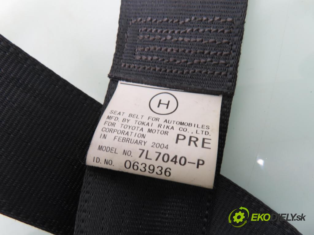 TOYOTA RAV 4 II (_A2_) SUV 2004 85,00 2.0 D-4D 4WD 116 - 1CD-FTV 1995,00 Držiak bezpečnostný PP 7L7040P