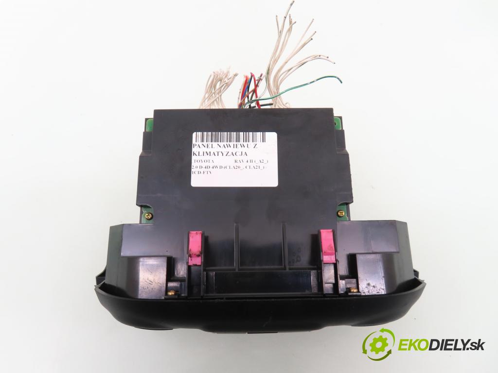 TOYOTA RAV 4 II (_A2_) SUV 2004 85,00 2.0 D-4D 4WD 116 - 1CD-FTV 1995,00 Panel kúrenia KLIMATRONIK 8865042170 ; 1773007731