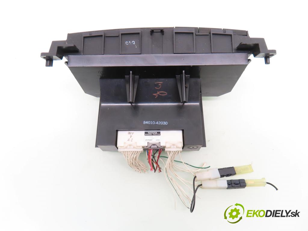 TOYOTA RAV 4 II (_A2_) SUV 2004 85,00 2.0 D-4D 4WD 116 - 1CD-FTV 1995,00 Panel kúrenia KLIMATRONIK 8865042170 ; 1773007731