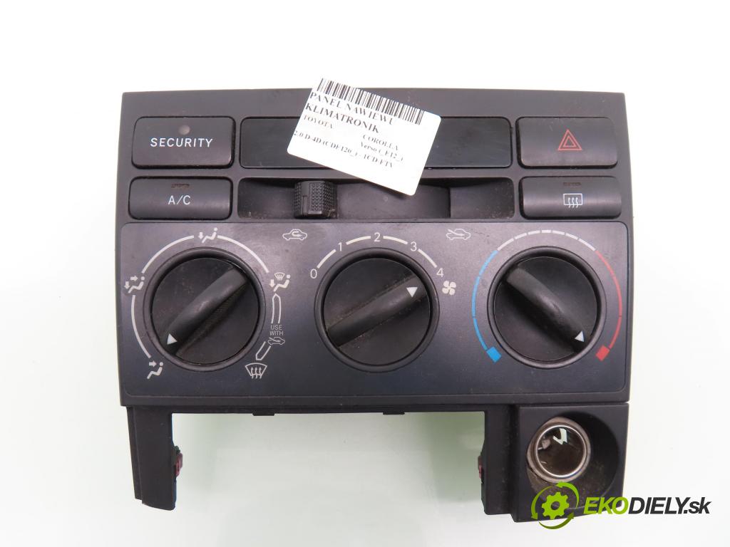 TOYOTA COROLLA Verso (_E12_) MINIVAN 2002 66,00 2.0 D-4D (CDE120_) - 1CD-FTV 1995,00 Panel topení KLIMATIZACE: 5553313010