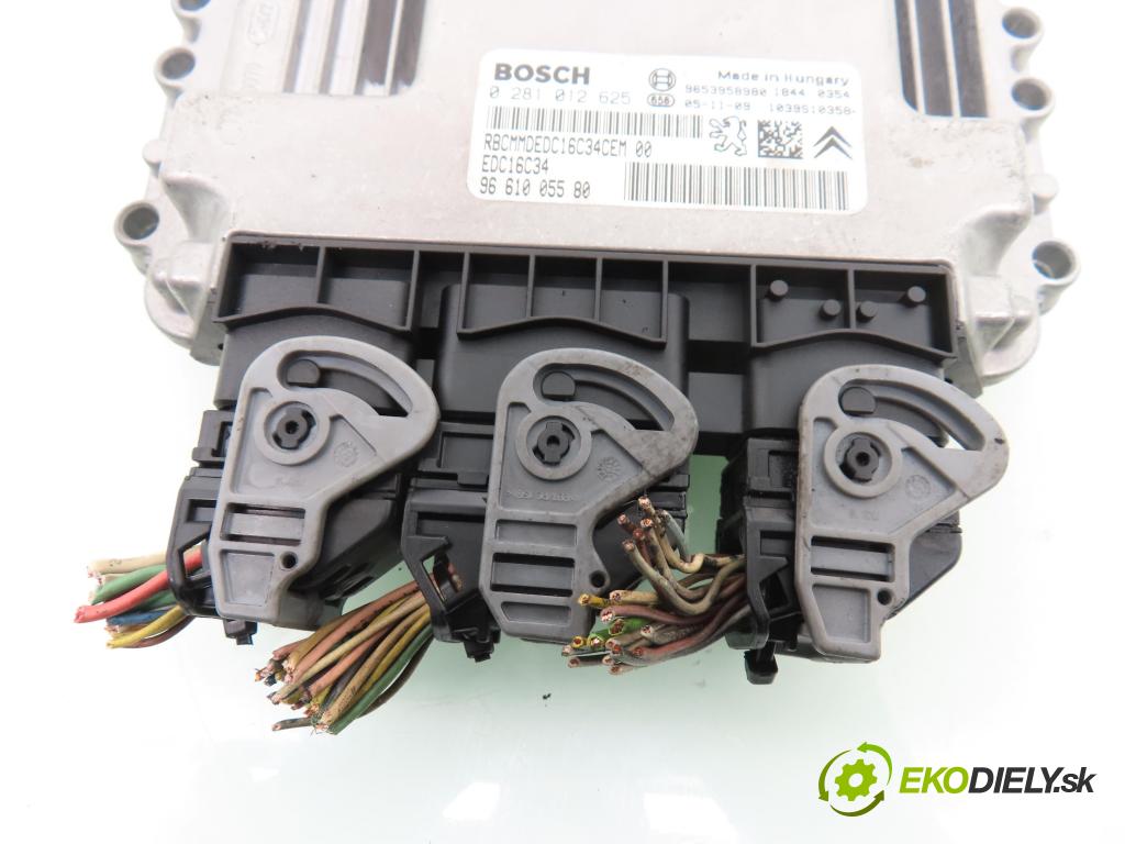 PEUGEOT 407 (6D_) SEDAN 2006 80,00 1.6 HDi 110 - 9HZ (DV6TED4) 1560,00 řídící jednotka motora 0281012625 ; 9661005580