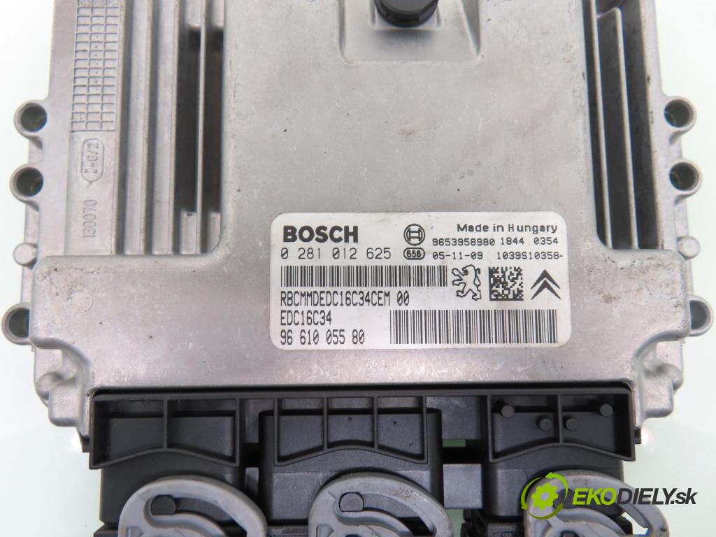 PEUGEOT 407 (6D_) SEDAN 2006 80,00 1.6 HDi 110 - 9HZ (DV6TED4) 1560,00 řídící jednotka motora 0281012625 ; 9661005580