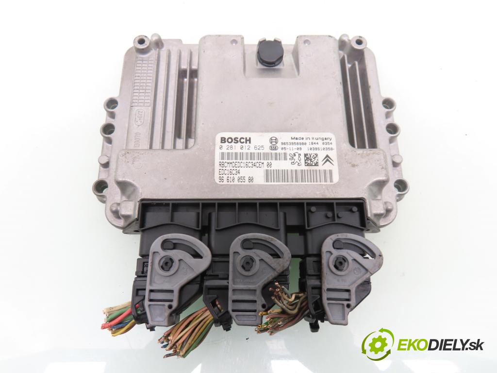 PEUGEOT 407 (6D_) SEDAN 2006 80,00 1.6 HDi 110 - 9HZ (DV6TED4) 1560,00 řídící jednotka motora 0281012625 ; 9661005580