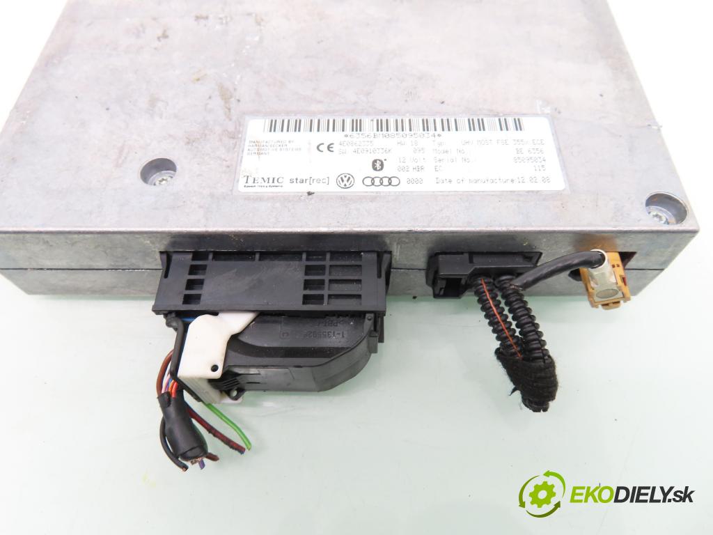 AUDI A8 D3 (4E2, 4E8) SEDAN 2004 171,00 3.0 TDI quattro - ASB 2967,00 MODUL BLUETOOTH 4E0862335