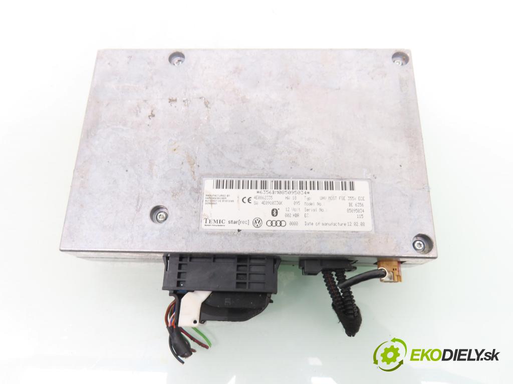 AUDI A8 D3 (4E2, 4E8) SEDAN 2004 171,00 3.0 TDI quattro - ASB 2967,00 MODUL BLUETOOTH 4E0862335