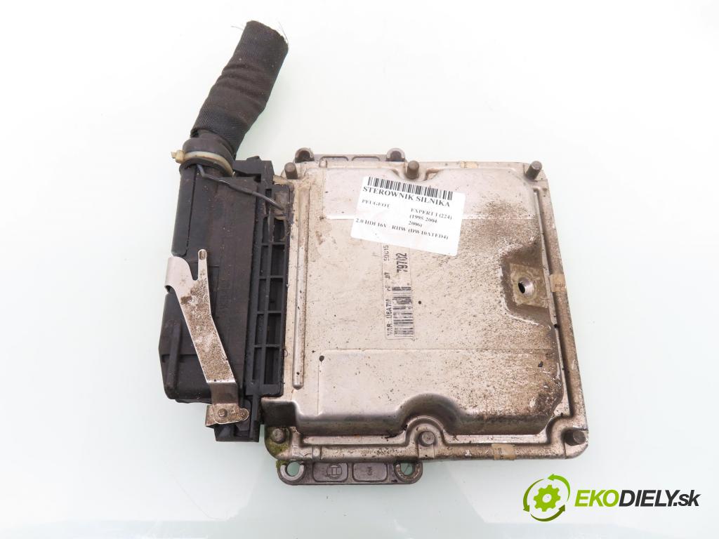 PEUGEOT EXPERT (224) KOMBIVAN 2001 80,00 2.0 HDI 16V - RHW (DW10ATED4) 1997,00 řídící jednotka motora 0281010368 ; 9636255080
