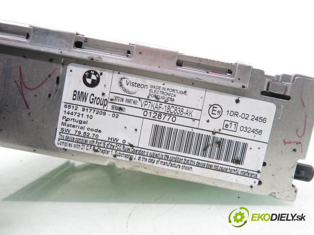 BMW 1 (E87) HB 2009 89,00 118 i - N43 B20 A 1995,00 RADIO CD 9177209021 ; 917720902 ; 6512917720902