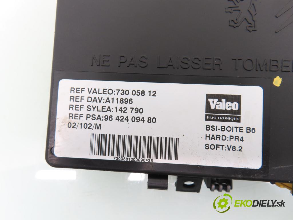 CITROEN XSARA PICASSO (N68) MINIVAN 2002 66,00 2.0 HDi 8V 90 - RHY 1997,00 MODUL BSI 9642409480 ; 73005812