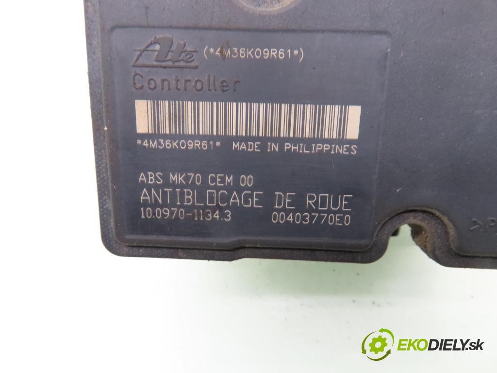 CITROEN C2 (JM_) HB 2005 50,00 1.4 HDi 68 8V - 8HZ 1398,00 Pumpa ABS 10097011343 ; 9662150380 (Pumpa ABS)