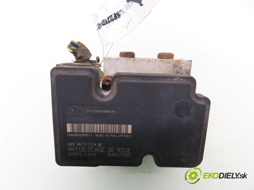 CITROEN C2 (JM_) HB 2005 50,00 1.4 HDi 68 8V - 8HZ 1398,00 Pumpa ABS 10097011343 ; 9662150380 (Pumpa ABS)