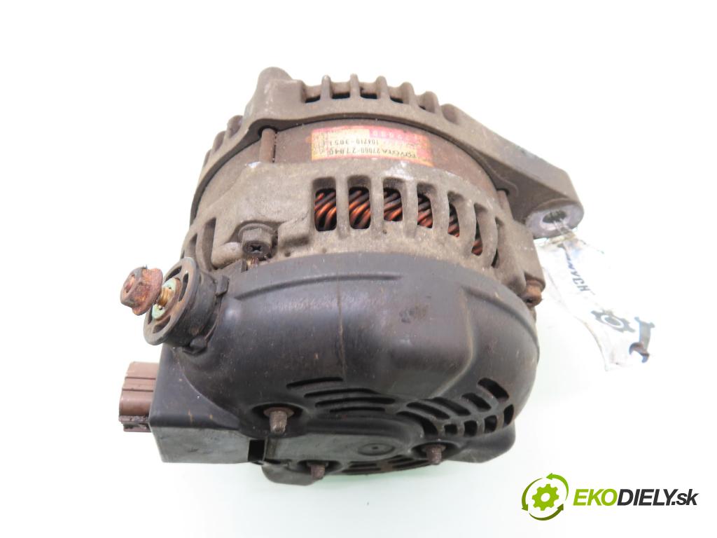 TOYOTA RAV 4 II (_A2_) SUV 2004 85,00 2.0 D-4D 4WD 116 - 1CD-FTV 1995,00 Alternátor 2706027040 ; 1042103051 (Alternátor)