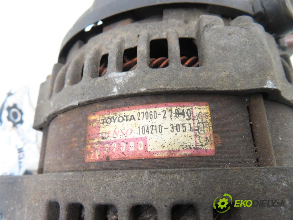 TOYOTA RAV 4 II (_A2_) SUV 2004 85,00 2.0 D-4D 4WD 116 - 1CD-FTV 1995,00 Alternátor 2706027040 ; 1042103051 (Alternátor)