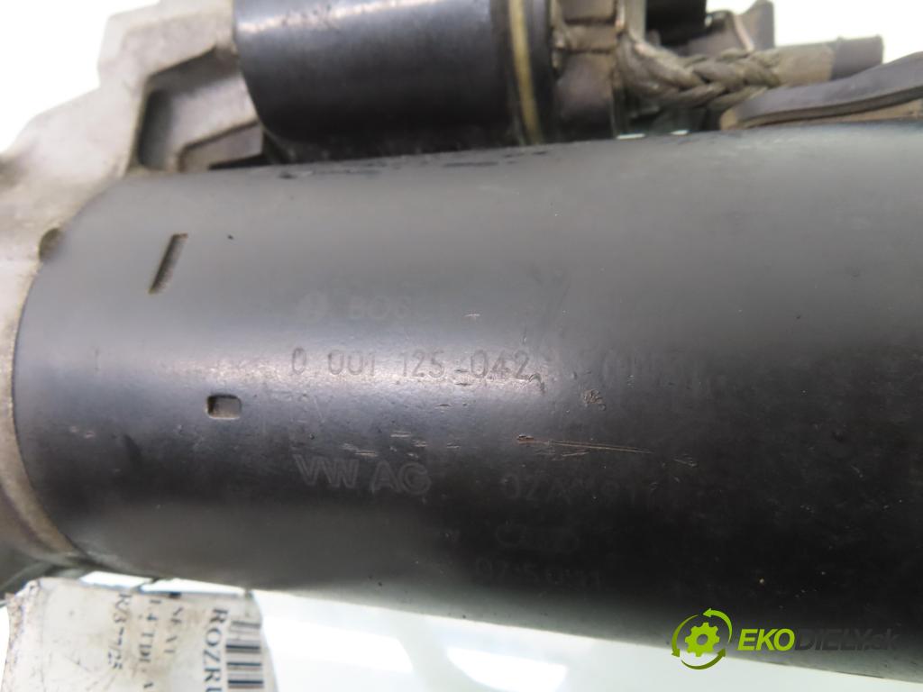 SEAT IBIZA III (6L1) HB 2004 55,00 1.4 TDI 75 - AMF 1422,00 Štartér 0001125042 ; 02A911024D (Štartér)