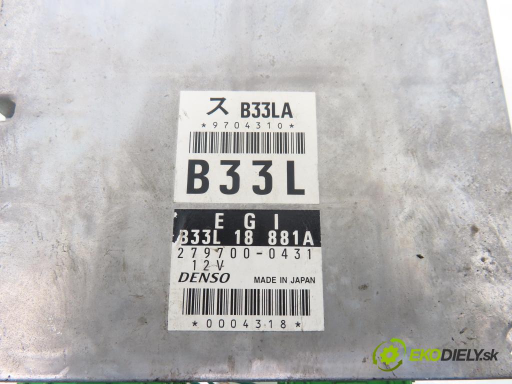 MAZDA DEMIO (DW) HB 1998 46,00 1.3 i 16V (DW3W) - B3 ME 1324,00 řídící jednotka motora B33L18881A ; 2797000431