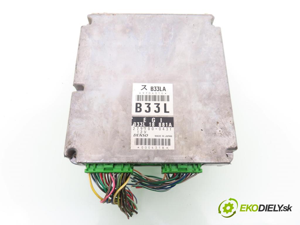MAZDA DEMIO (DW) HB 1998 46,00 1.3 i 16V (DW3W) - B3 ME 1324,00 řídící jednotka motora B33L18881A ; 2797000431