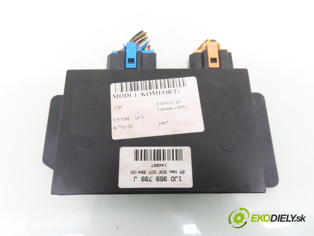 VW PASSAT B5 Variant (3B5) KOMBI 1997 81,00 1.9 TDI 110 - AFN 1896,00 MODUL komfortu 1J0959799J