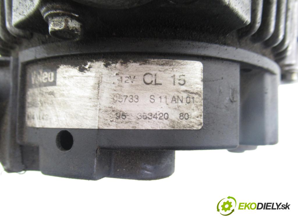 CITROEN XSARA PICASSO (N68) MINIVAN 2002 66,00 2.0 HDi 8V 90 - RHY 1997,00 Alternátor 9635342080 (Alternátor)