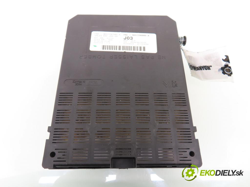 PEUGEOT 307 (3A/C) HB 2004 80,00 1.6 16V - NFU (TU5JP4) 1587,00 MODUL BSI 96511968880A ; 9651197580A