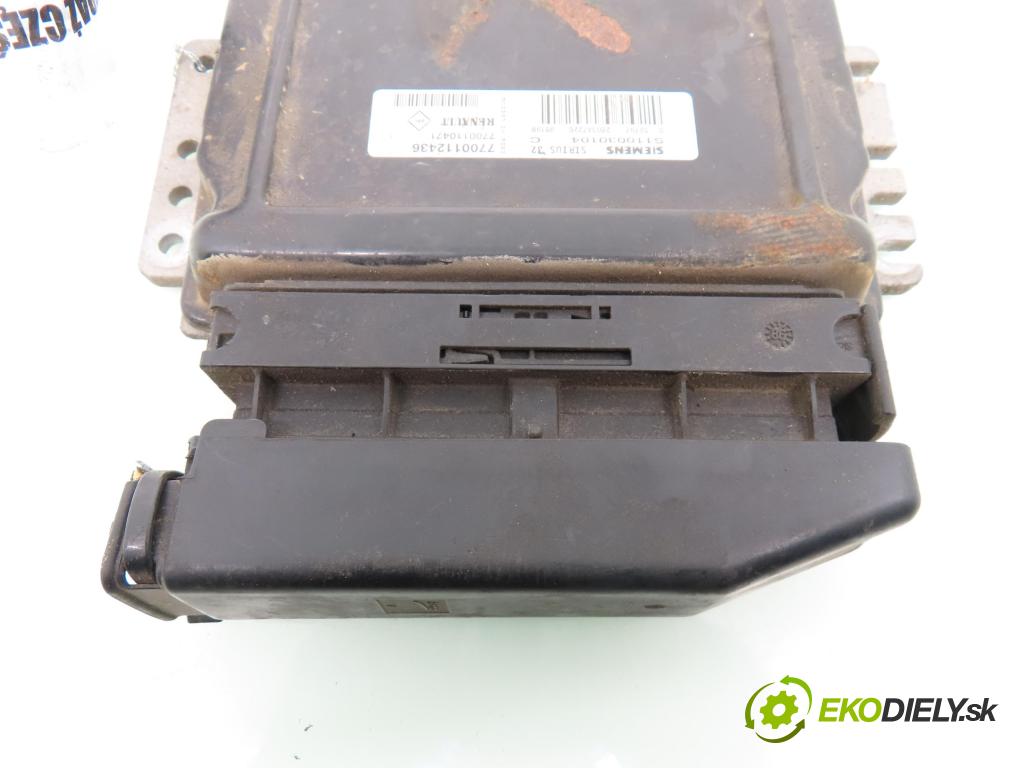 RENAULT CLIO II (BB_, CB_) HB 1999 55,00 1.4 (B/CB0C) - E7J 634 1390,00 řídící jednotka motora S110030104C ; 7700112436 ; 7700110471