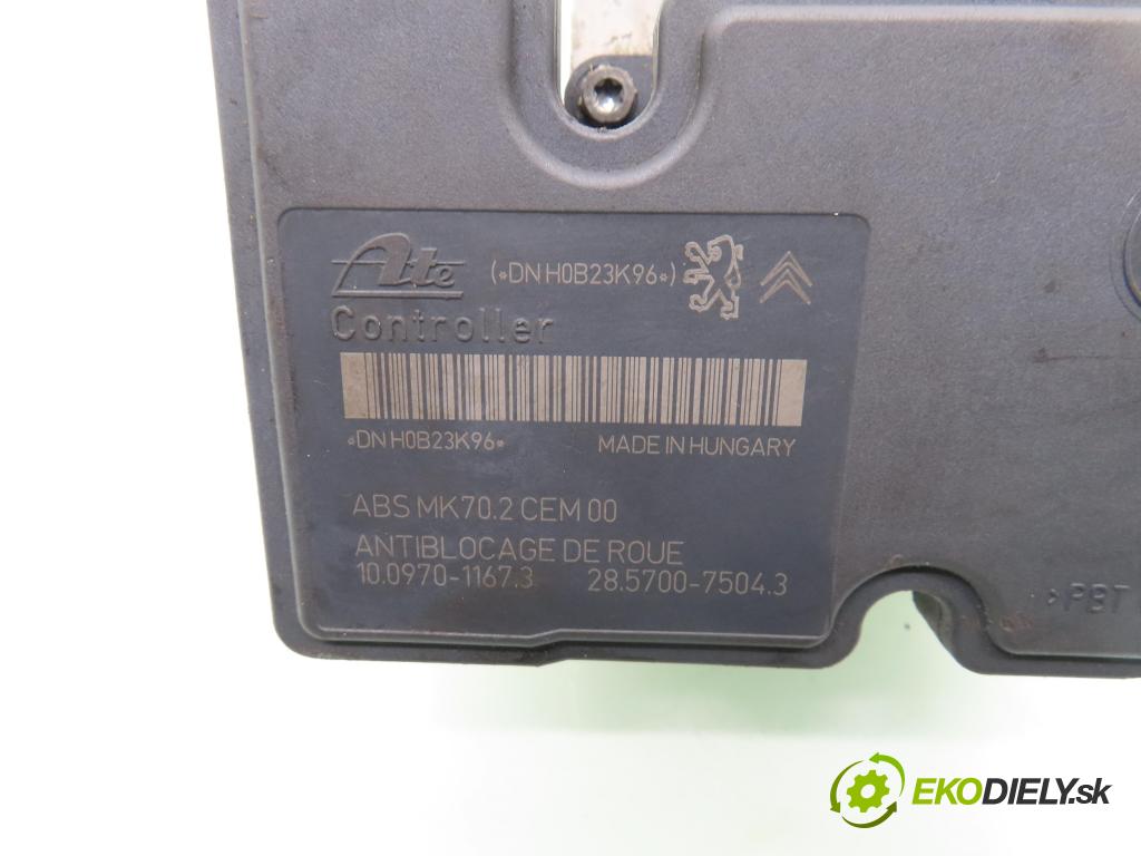 CITROEN C3 I (FC_) HB 2006 54,00 1.4 i - KFV (TU3JP) 1360,00 Pumpa ABS 10097011673 ; 9666392580 (Pumpa ABS)