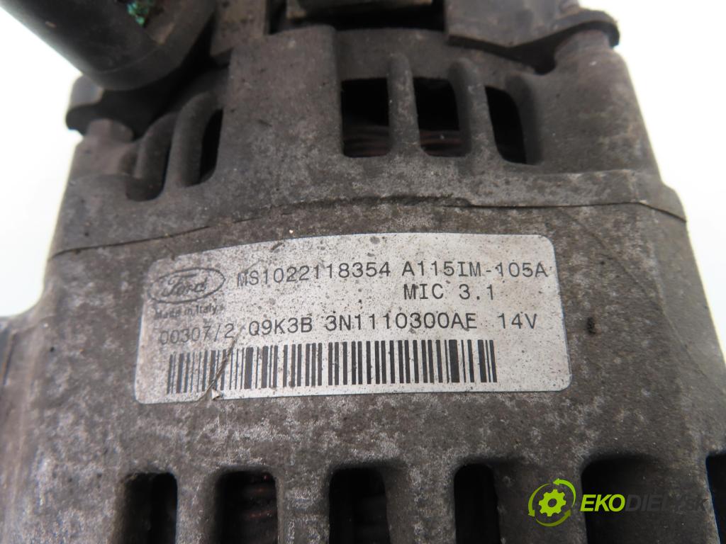 FORD FOCUS (DAW, DBW) HB 2003 74,00 1.6 16V 100 - FYDA 1596,00 Alternátor 3N1110300AE ; MS1022118354 (Alternátor)