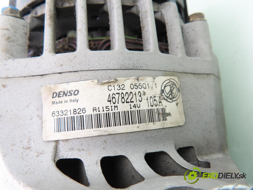 FIAT STILO (192_) HB 2003 59,00 1.9 JTD (192_XF1A) - 192 A3.000 1910,00 Alternátor 46782213 ; 63321826 (Alternátor)