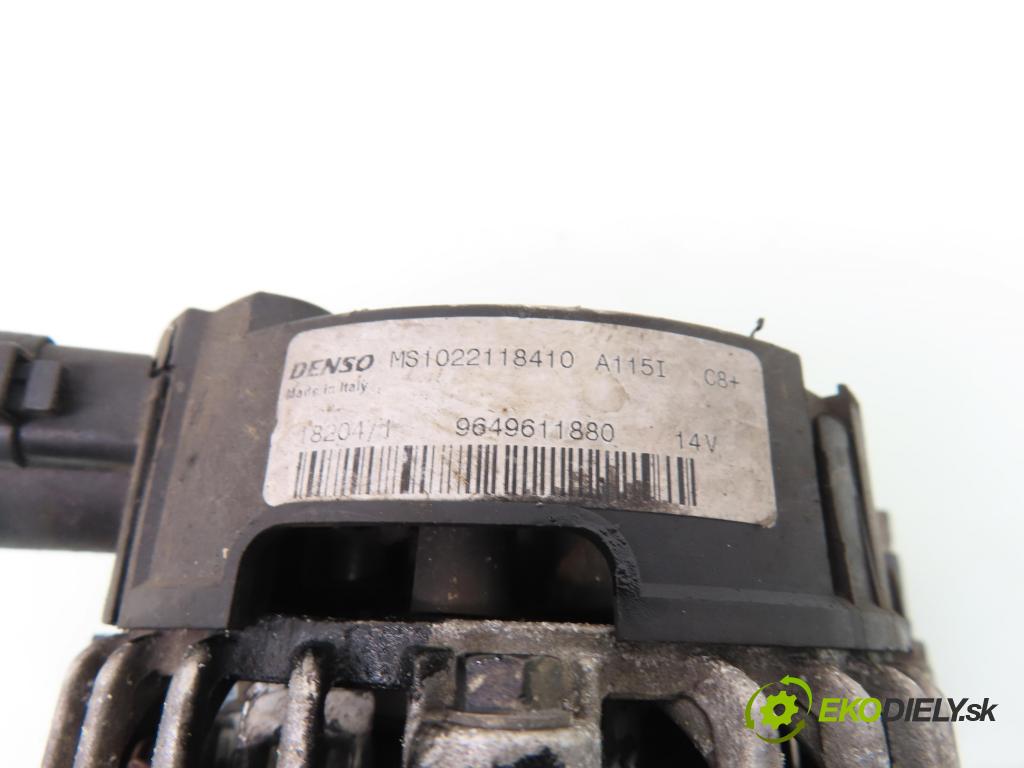 PEUGEOT 307 (3A/C) HB 2004 80,00 1.6 16V - NFU (TU5JP4) 1587,00 Alternátor 9649611880 ; MS1022118410 (Alternátor)