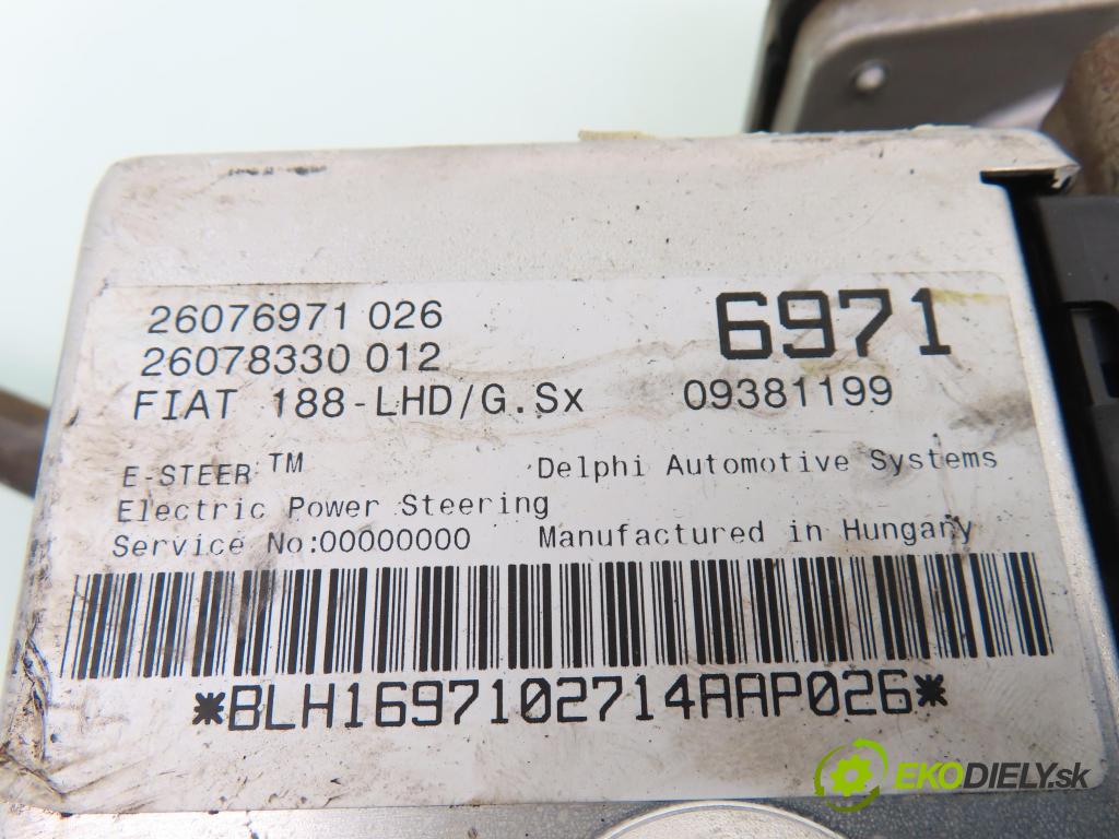 FIAT PUNTO (188_) HB 1999 59,00 1.9 JTD 80 - 188 A2.000 1910,00 SLOUPEC / PODPORA elektrický 26076971 ; 26078330