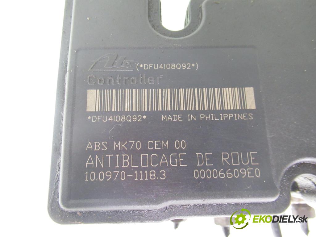 CITROEN C3 I (FC_) HB 2004 50,00 1.4 HDi 8V - 8HX 1398,00 Pumpa ABS 10020700164 ; 10097011183 ; 00006609E0 (Pumpa ABS)