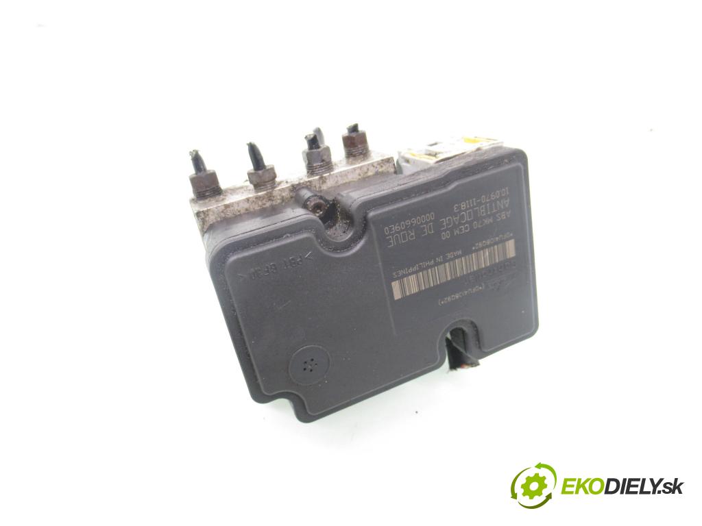 CITROEN C3 I (FC_) HB 2004 50,00 1.4 HDi 8V - 8HX 1398,00 Pumpa ABS 10020700164 ; 10097011183 ; 00006609E0 (Pumpa ABS)