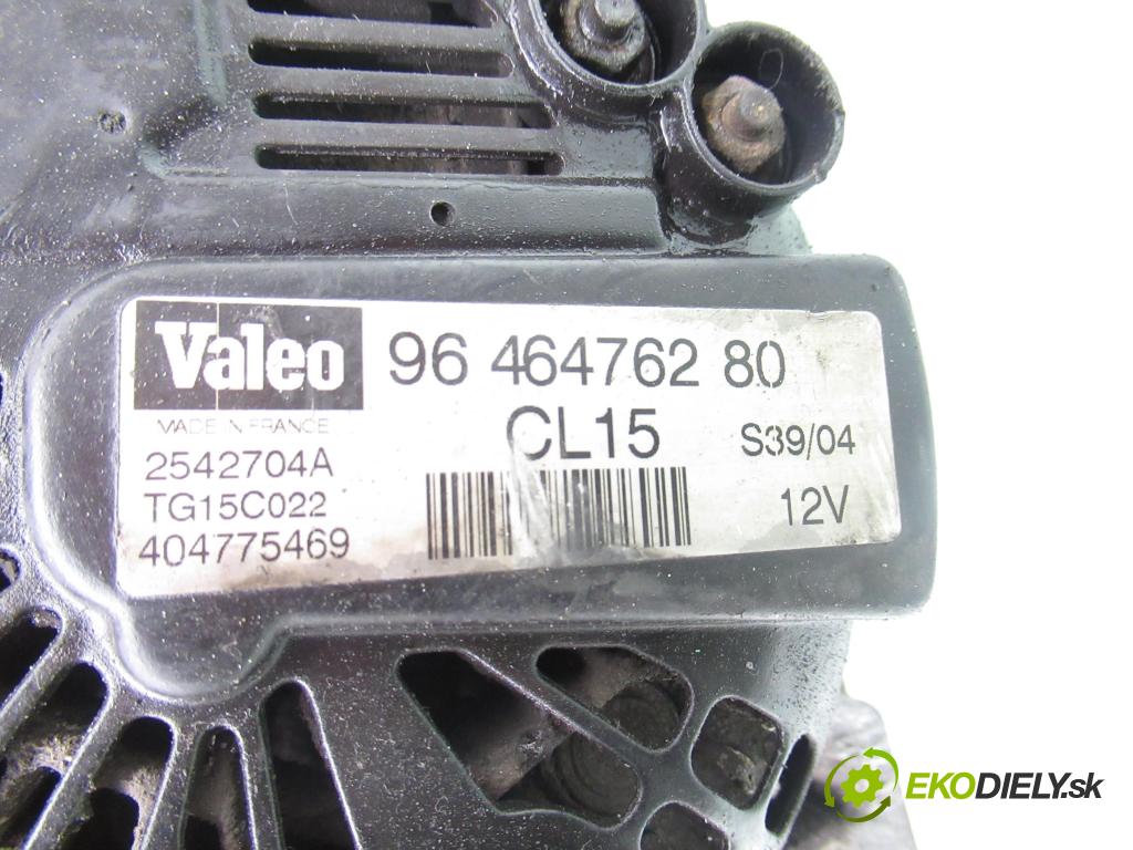 CITROEN C3 I (FC_) HB 2004 50,00 1.4 HDi 8V - 8HX 1398,00 Alternátor 9646476280 ; 2542704A ; TG15C022 (Alternátor)
